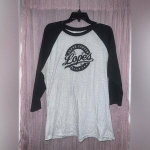 Next Level Apparel Black and White Long Sleeve Tee Grand Canyon University
